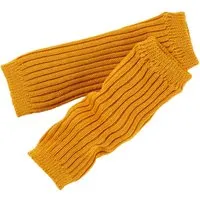 grödo Kinder Stulpen Bio-Schurwolle messing Länge 31 cm – Produktbild 1 von 1