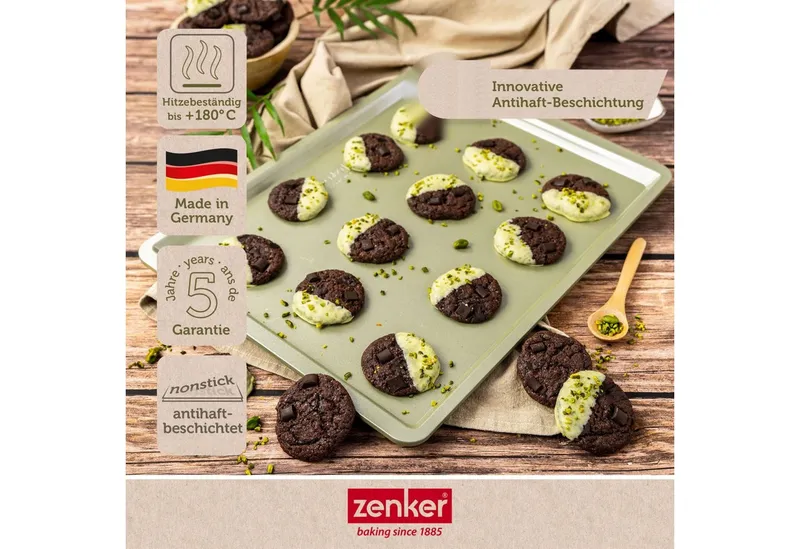 ZENKER ZENKER Backblech Ofenblech für den Backofen – Backofenblech mit Antihaftbeschichtung – Produktbild 2 von 4