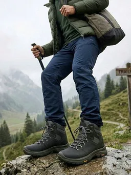 Will's Vegan Shop Will's Vegan Shop Wasserdichte Wanderstiefel Schwarz Herren 14-01-01-01 – Produktbild 1 von 1