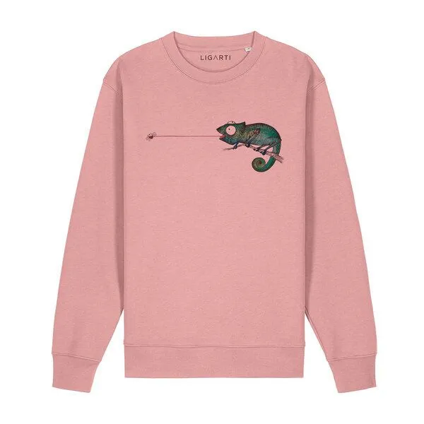 LIGARTI Pullover – Fliegenfänger – LIGARTI Tiermanufaktur, Altrosa, – Produktbild 3 von 3