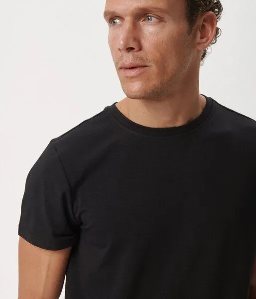 Copenhagen Bamboo 3er-Pack schwarzes Bambus-T-Shirt – Produktbild 3 von 4