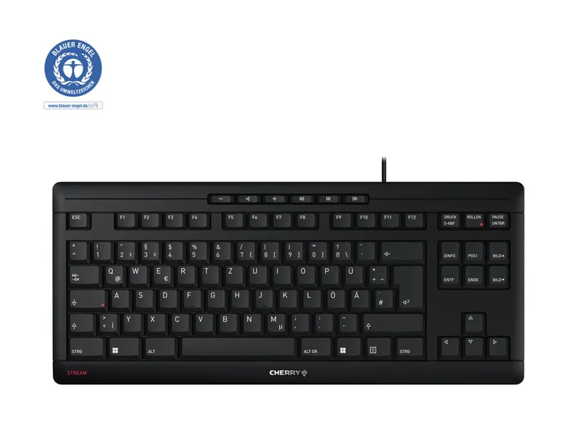 Cherry Cherry STREAM KEYBOARD TKL | jk-8600de-2 | Tastatur - USB – Produktbild 1 von 2