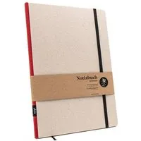 tyyp Skizzenbuch DIN A4 – 100% Recyclingpapier (Blauer Engel) – Klassik ÖKO by tyyp, Rot, – Produktbild 5 von 5