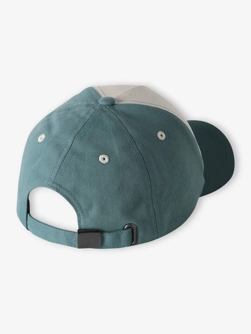 Vertbaudet Baumwollcap SURF SESSION Jungen salbei, Salbeigrün, – Produktbild 2 von 3