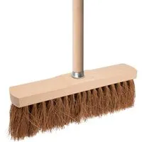 Straßenbesen inkl. Stiel, 28 cm, Kokosborsten – Produktbild 1 von 1