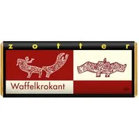 Zotter Zotter Bio-Vollmilch-Schokolade "Waffelkrokant" 70 g – Produktbild 1 von 1