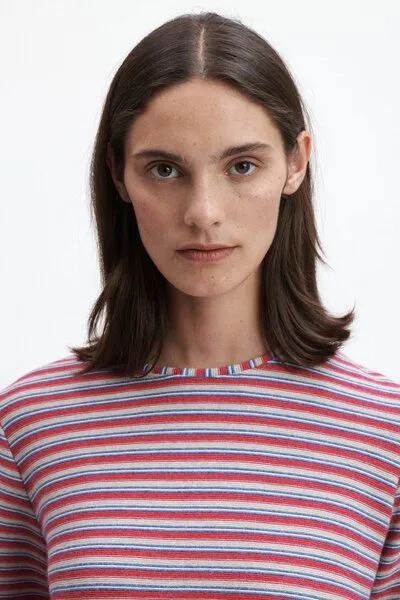 Stapf Damen Shirt Elisa, Watermelon rauchblau offwhite, – Produktbild 2 von 4