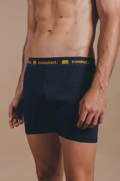 Trendsplant Trendsplant Organic Essential Boxer Briefs Navy, Blau, – Produktbild 2 von 4