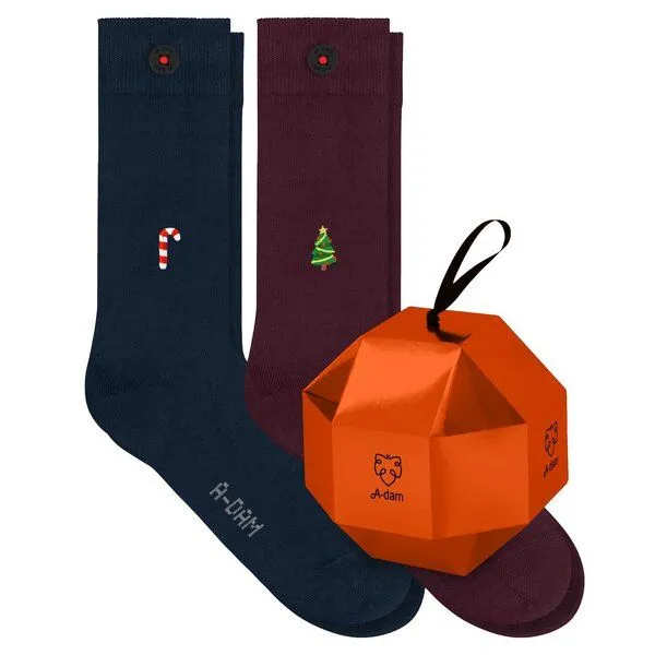 A-Dam A-Dam 2er Socken-Box Be Merry – Produktbild 1 von 3