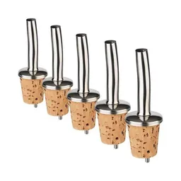 Kork-Deko Kork-Deko 5er Pack, Ausgießer für Spirituosen - gerade, Ø = 17 mm - Aufsatz aus Naturkork - ideal für Cocktails – Produktbild 1 von 1