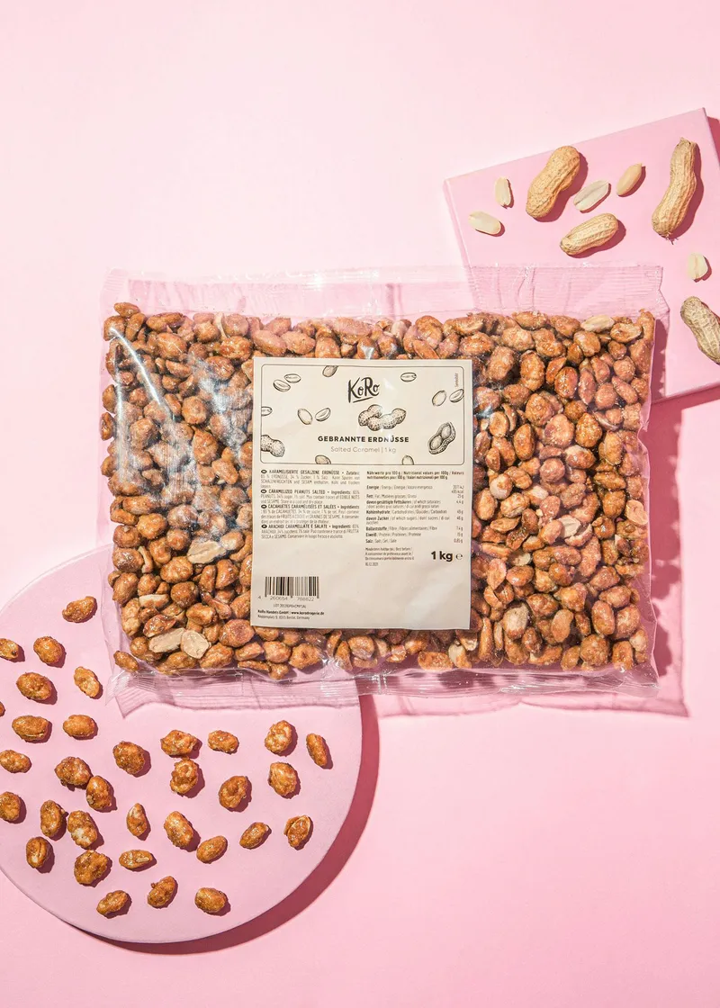KoRo Gebrannte Erdnüsse Salted Caramel 1 kg – Produktbild 1 von 5