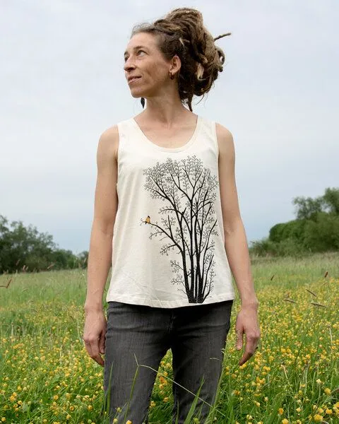 Cmig Cmig Damen Tank-Top Erle mit Elster in natural raw – Produktbild 3 von 4
