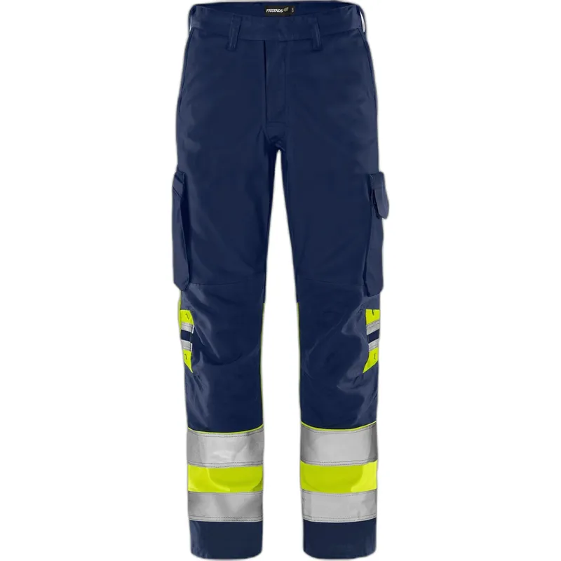 Fristads Sichtbare Arbeits Hose Klasse 1 Fristads Green 2668 GPLU, Gelb, – Produktbild 1 von 2