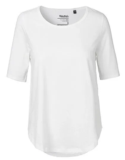 Neutral Neutral® Damen T-Shirt von Neutral Bio Baumwolle Halbarm Half Sleeve, Weiß, – Produktbild 2 von 4