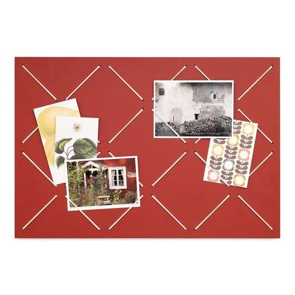 klotzaufklotz klotzaufklotz Pinnwand Linoleum, Rot, – Produktbild 1 von 5
