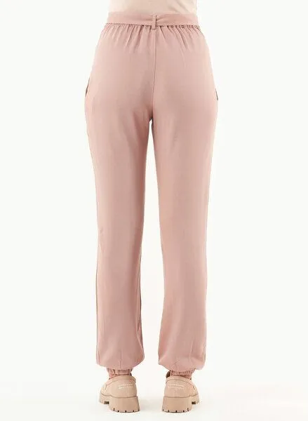 ORGANICATION ORGANICATION Jogger Hose aus LENZING ECOVERO, Rosa(misty rose), – Produktbild 4 von 4