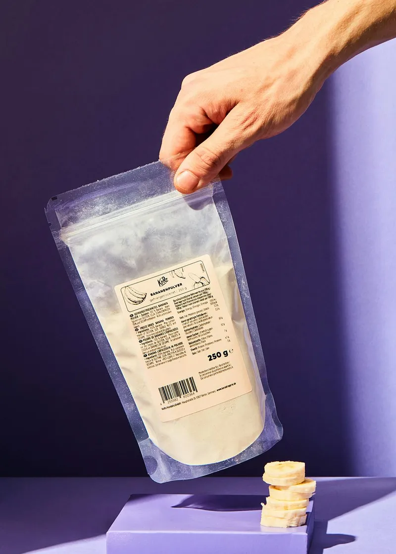 KoRo Gefriergetrocknetes Bananenpulver 250 g – Produktbild 5 von 5
