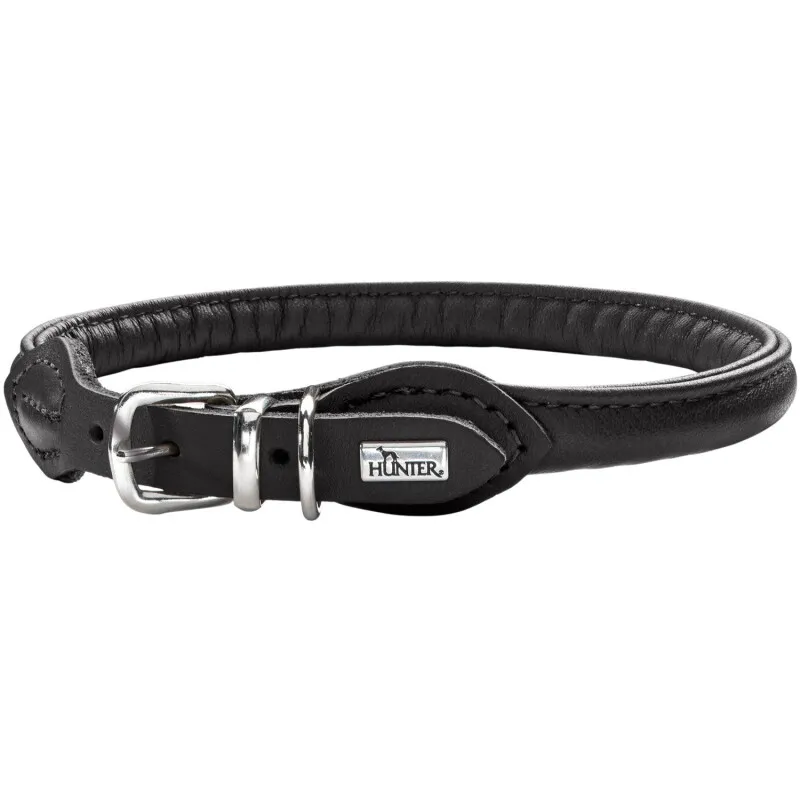 Hunter Hunter Halsband Round & Soft schwarz 45 cm, Schwarz, – Produktbild 1 von 2