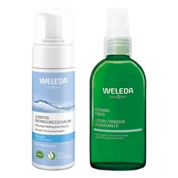 Weleda Zarter Reinigungsschaum & Refining Hydra Toner – Produktbild 1 von 1