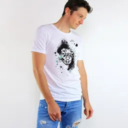 Gary Mash GARY MASH Shirt The Wolf aus Biobaumwolle Weiß – Produktbild 1 von 1