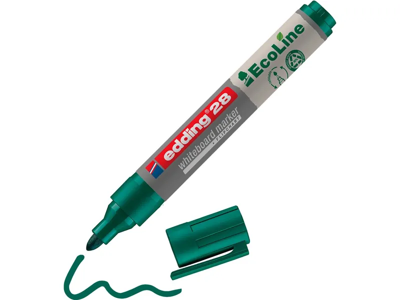 Edding Edding Whiteboardmarker "28 EcoLine", Grün, – Produktbild 2 von 3