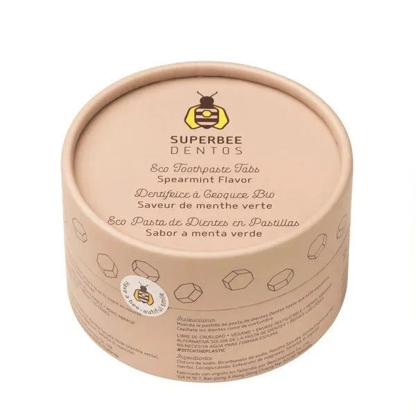 SuperBee SuperBee Dentos Zahnputztabs - Plastikfreie Mundhygiene | 14 - 500 Stück – Produktbild 6 von 6