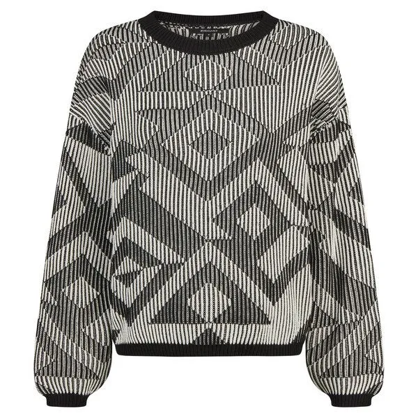 Iriedaily Iriedaily Ribby Knit, Schwarz/weiß, – Produktbild 1 von 4