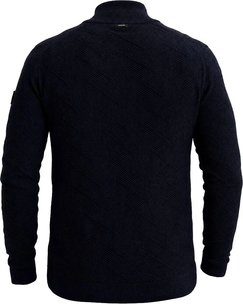 Vanguard Vanguard Pullover Half Zip Mouline Sky Captain - Größe 3XL, Dunkelblau, – Produktbild 5 von 5