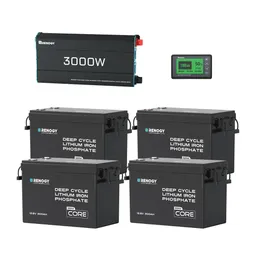 Renogy DE 15,36 kWh Solaranlage | Core mini 4 x 300Ah Lithium Batterie, 3000W Wechselrichter, 60A MPPT Laderegler - inkl. 19% MwSt. / keine Solarmodule – Produktbild 1 von 1