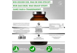 QIDOSHA Vitamin C Komplex gepuffert Kapseln, 240 St., 187.4 g, Mit Bioflavonoiden – Produktbild 1 von 1