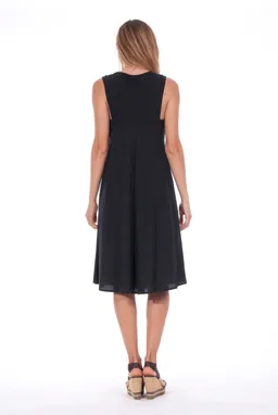 RAVENS VIEW IBIZA RAVENS VIEW IBIZA Damen vegan Kleid Musa Schwarz – Produktbild 1 von 1