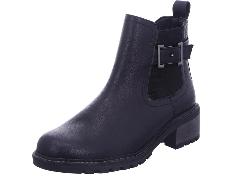Jana Jana Chelseaboots 100% vegan, Schwarz, – Produktbild 1 von 5