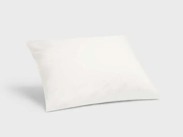 Yumeko Kissenbezug "Yumeko" aus Perkal 200TC, Blissful white, – Produktbild 2 von 4