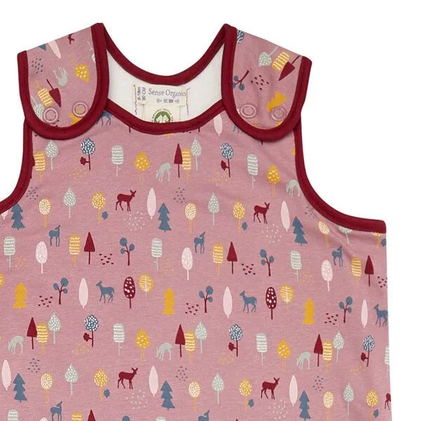 Sense Organics & friends in cooperation with GARY MASH Sense Organics & friends in cooperation with GARY MASH Bio Schlafsack mit Tiermotiven, Rosa, – Produktbild 3 von 4