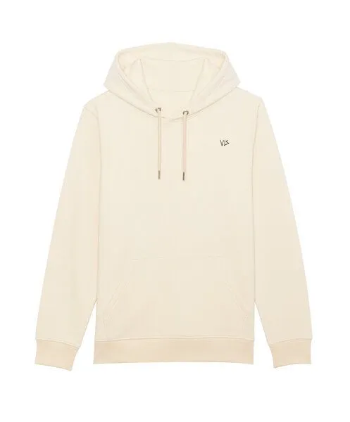 vis wear vis wear Unisex Premium Hoodie aus Bio-Baumwolle, Natural, – Produktbild 1 von 1