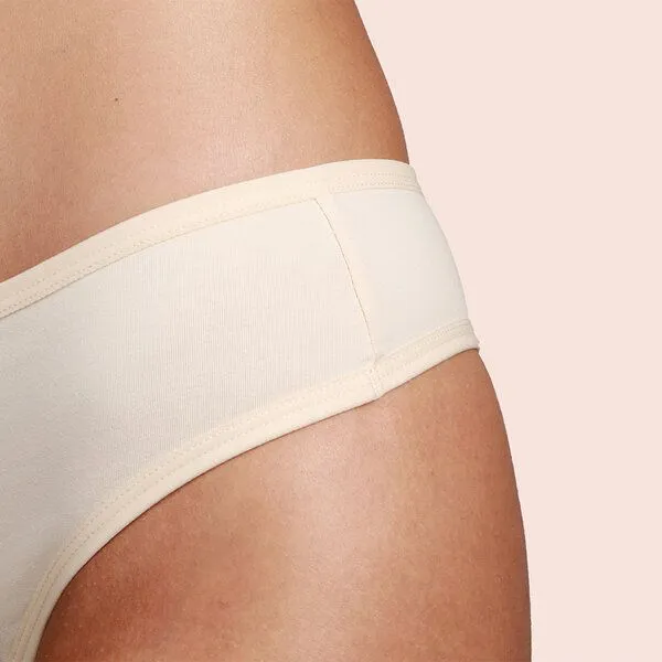 Taynie Leichte Periodenunterwäsche - Biozidfrei - 60°C - Taynie Brazilian, Beige, – Produktbild 3 von 4