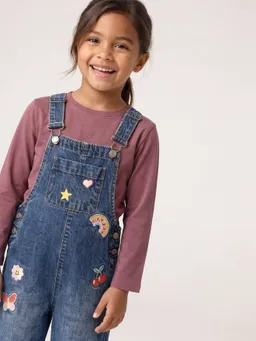 Vertbaudet Shirt mit kleiner Herz-Stickerei Mädchen – Produktbild 1 von 1