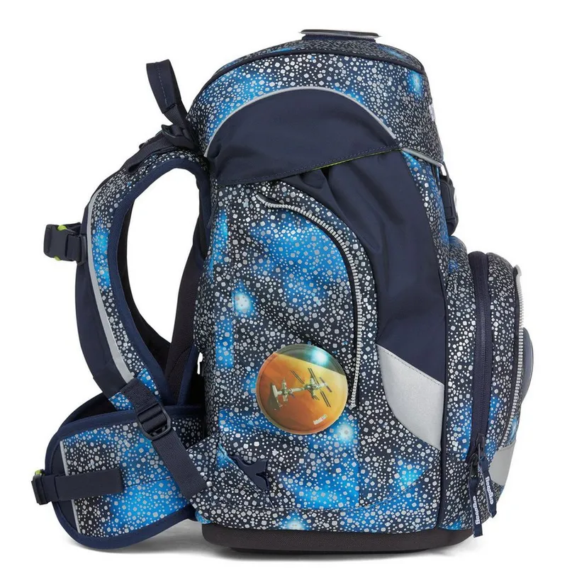 Ergobag Ergobag Schulranzen Super Reflex Glow-Edition Schoolbag Set 6-teilig (Set, 5-tlg), Blau, – Produktbild 5 von 5