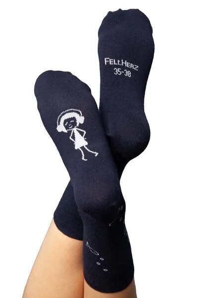 FellHerz FellHerz 3er Pack Socken mit Bio-Baumwolle Anker – Produktbild 4 von 5