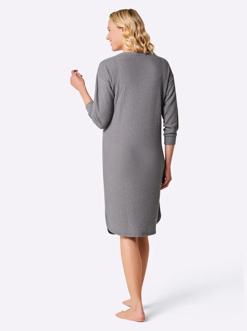 feel good Longshirt anthrazit, Anthrazit, – Produktbild 2 von 2