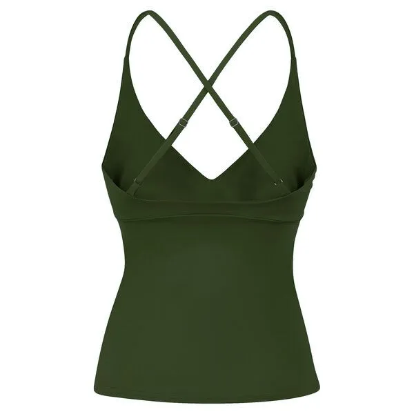 Frija Omina Frija Omina Recycling Tankini Top Nola, Oliv (grün), – Produktbild 3 von 3