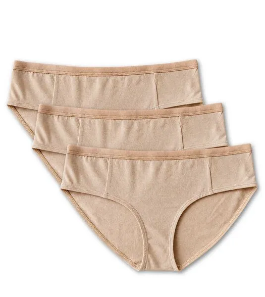 Gary Mash GARY MASH Hipster Slips 3er-Set aus TENCEL Lyocell Mix, Taupe (beige), – Produktbild 1 von 2