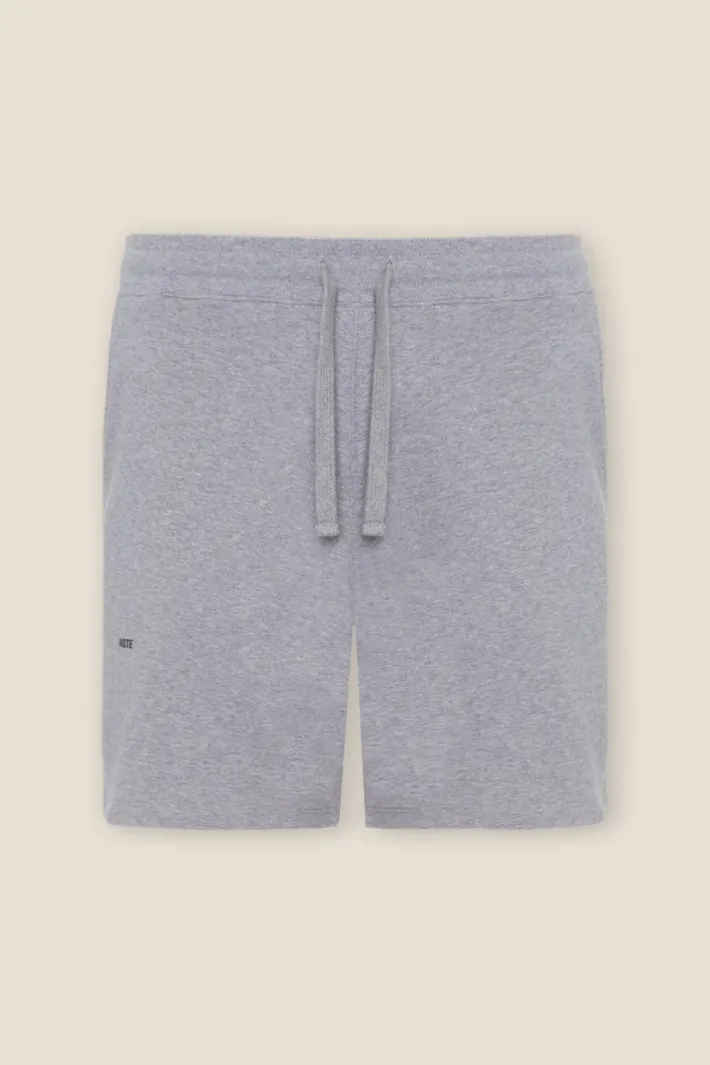 WOTE WOTE Herren vegan Sweatshorts Grau-Melange, Hellgrau, – Produktbild 2 von 2