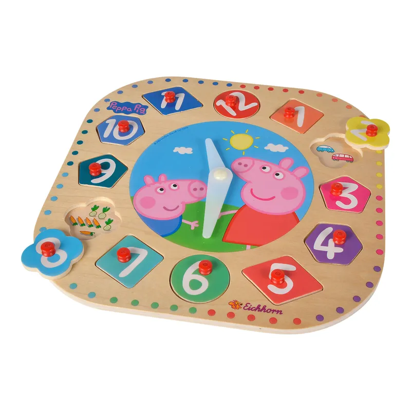 eichhorn Eichhorn Peppa Pig Lernuhr Peppa Pig, Mehrfarbig, – Produktbild 1 von 1