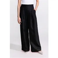 De IONESCU De IONESCU Damen vegan Hose Mit Hoher Taille Deva Schwarz – Produktbild 1 von 1
