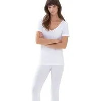 mey Mey Damen T-Shirt Superfine Organic aus Biobaumwolle, Weiss, – Produktbild 1 von 1