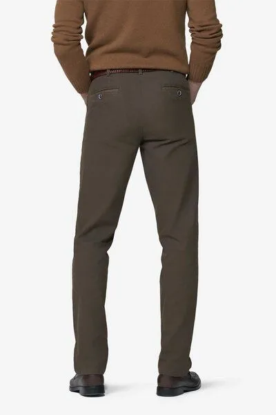 Meyer Meyer Chino in Mikro Struktur, Beige (stein), – Produktbild 3 von 4