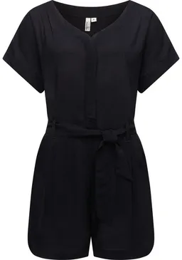 ragwear ragwear Jumpsuit Salwin Solid Kurzer Overall mit Taillen-Bindeband – Produktbild 1 von 1