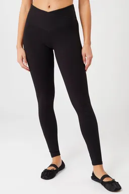 mandala MANDALA Damen vegan Legging Wrap Schwarz – Produktbild 1 von 1
