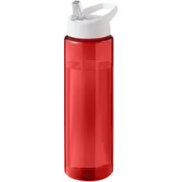 Unbranded H2O Active® Eco Vibe 850 ml Sportflasche mit Ausgussdeckel, rot, weiß – Produktbild 1 von 1